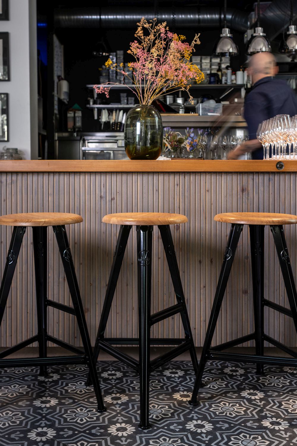 Stool - Model I 75 cm Bar stool Rowac