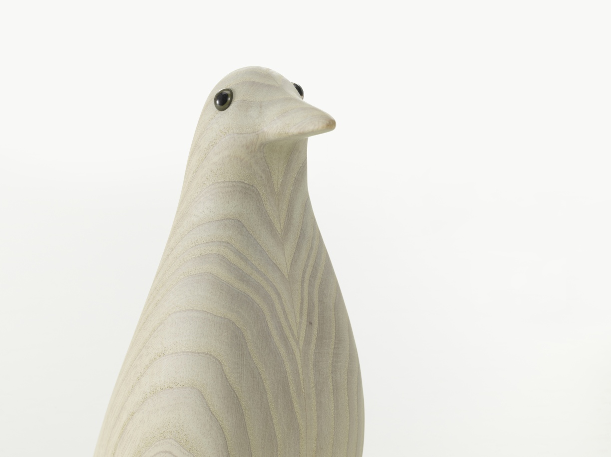 Eames House Bird sculpture white oiled ash Vitra New version
