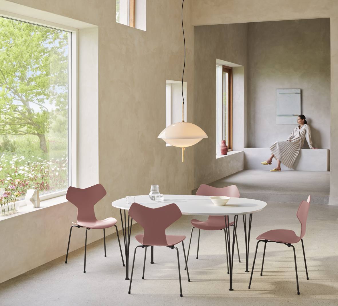 Fritz Hansen Super Elliptical table series