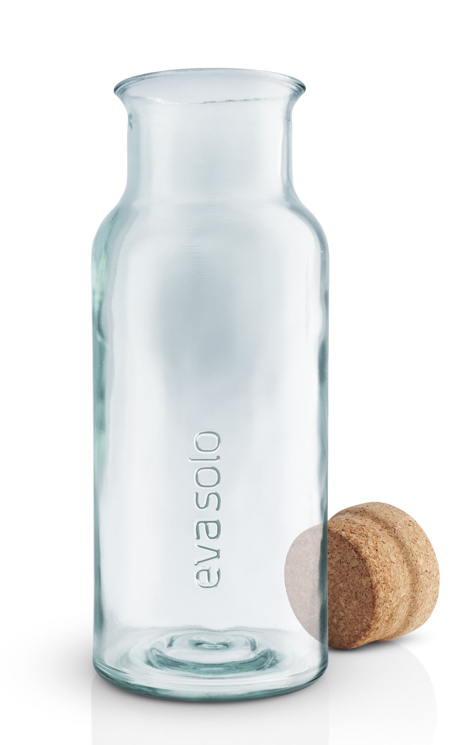 Recycled Glass carafe with cork 1l Eva Solo SINGLE PIECES
