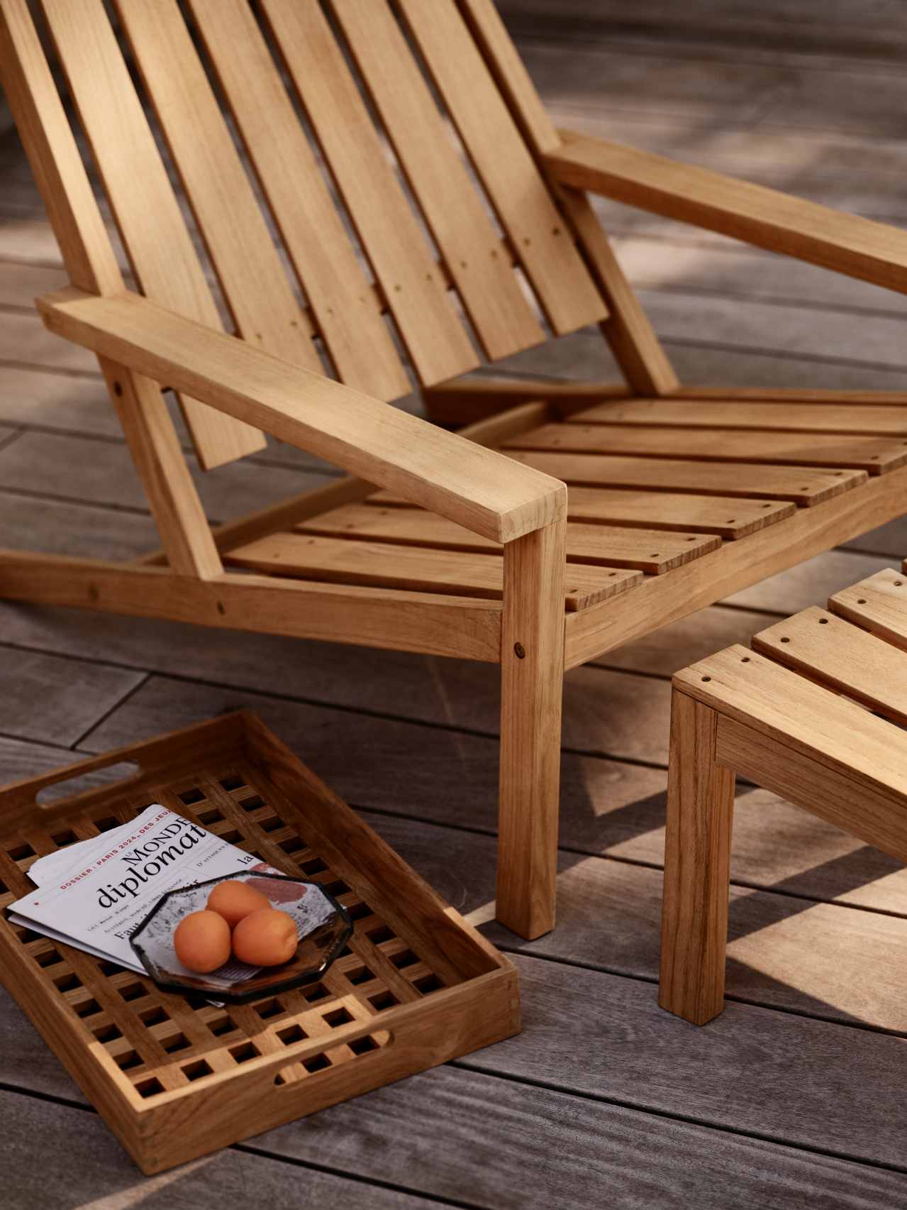 Between Lines Stool Outdoor Skagerak by Fritz Hansen