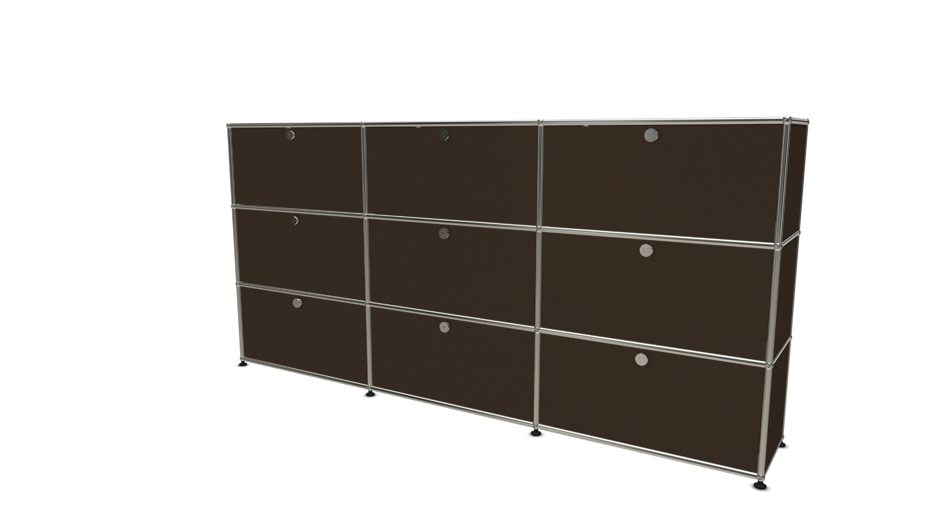 USM Haller Highboard breite Version braun