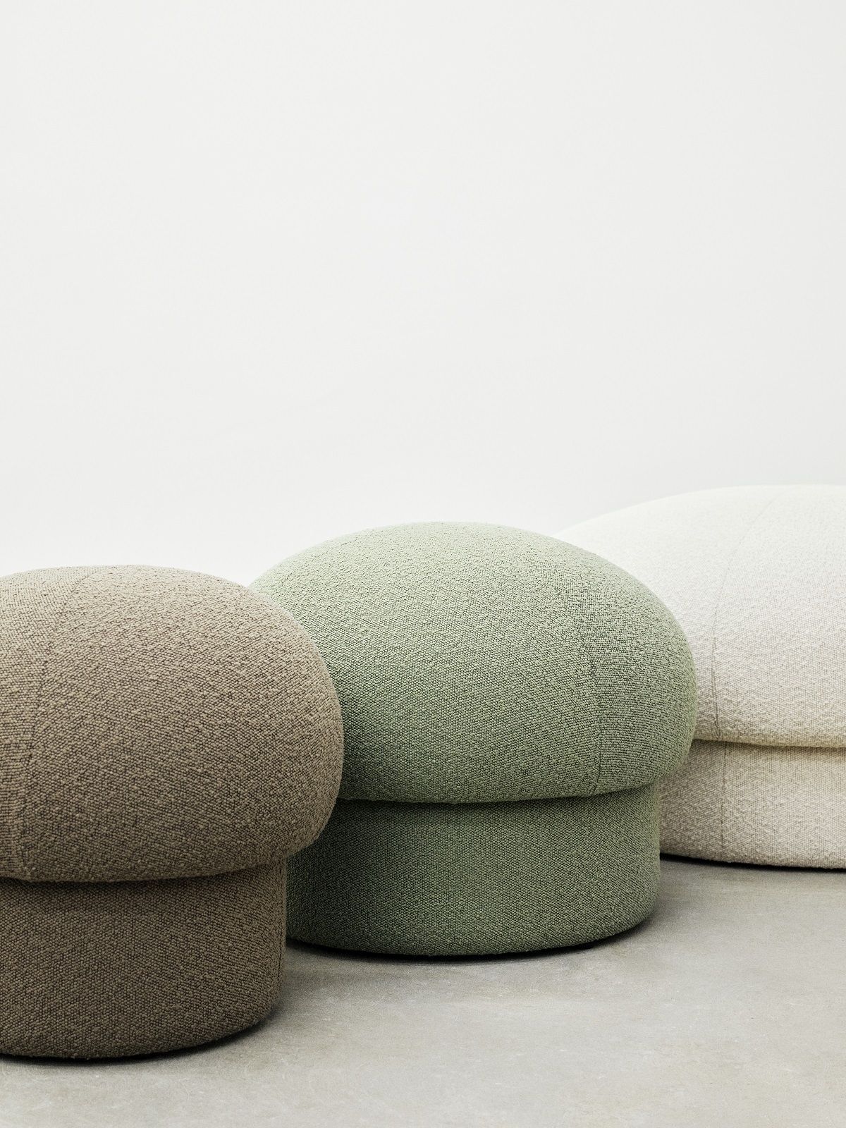 Uno pouf stool 65 cm GREEN Design House Stockholm SINGLE PIECES