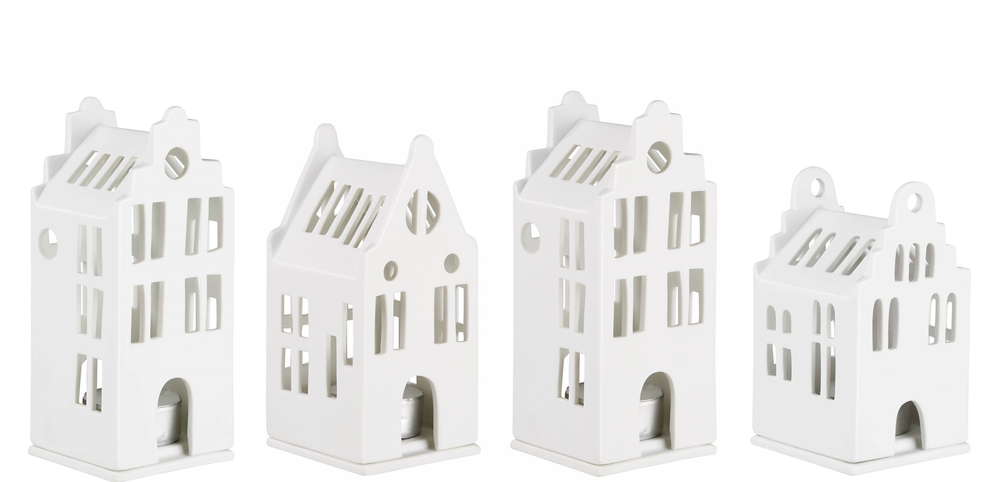 Home Light House Assortment Set of 4 Räder