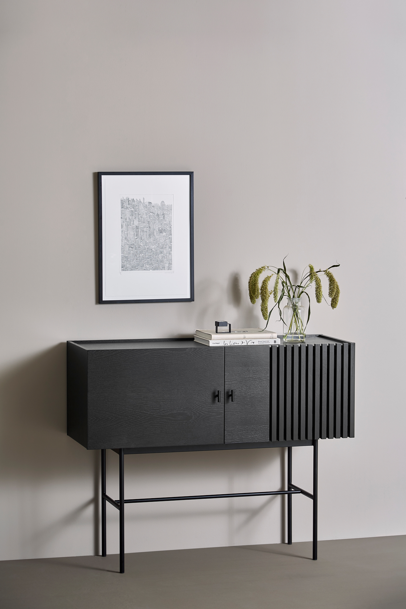Array Sideboard (120cm) Black Woud