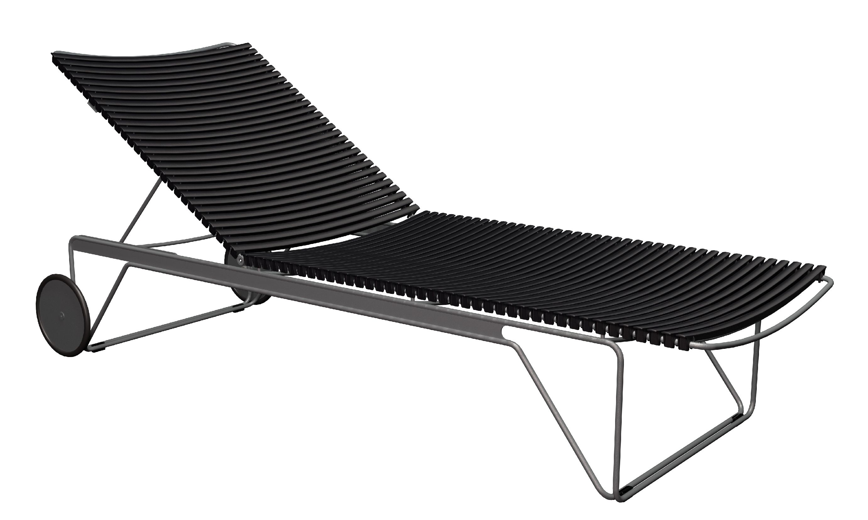 Click Adjustable Chaise Longue sun lounger Outdoor HOUE