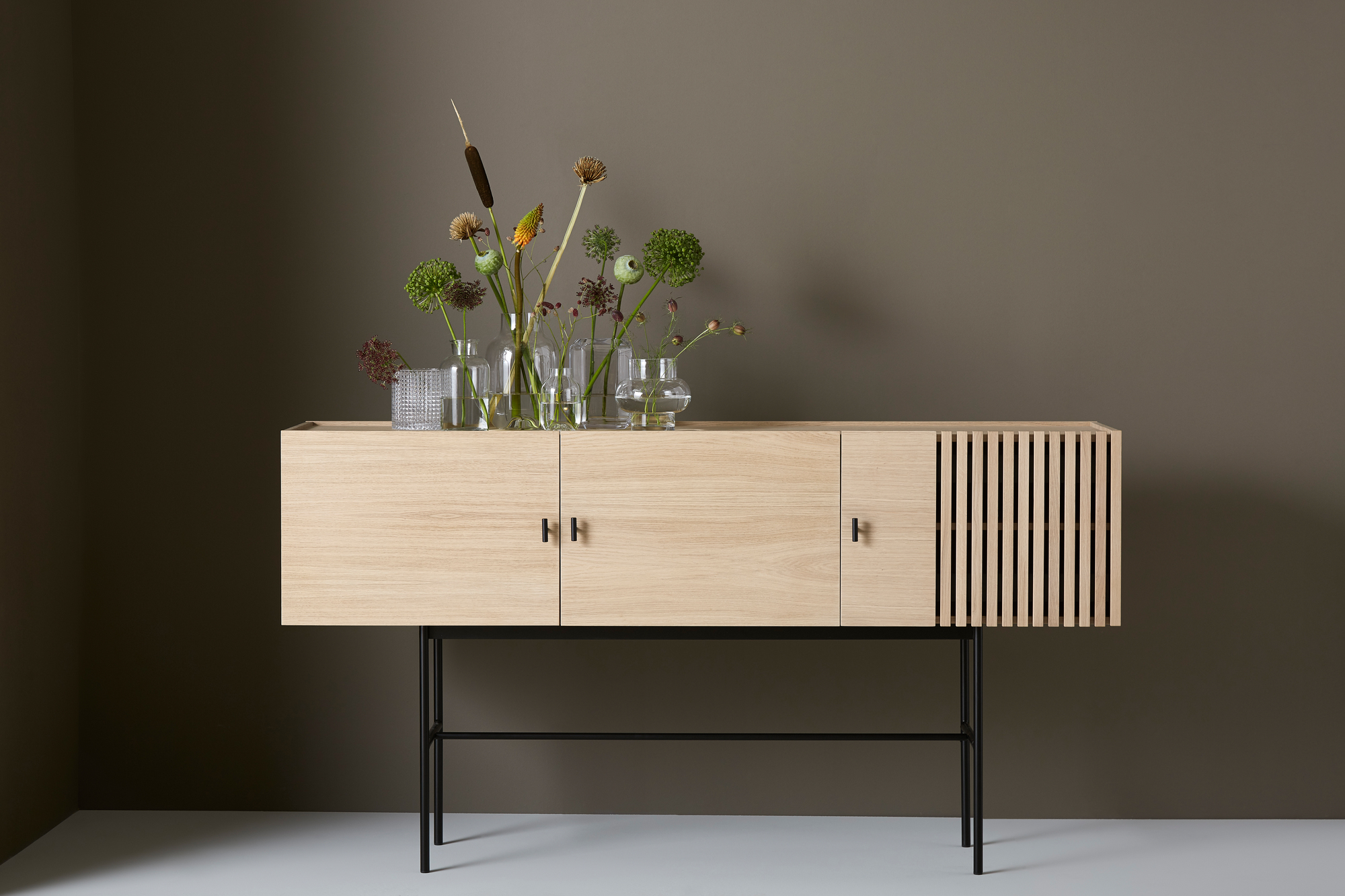 Array Sideboard (180cm) Black Woud