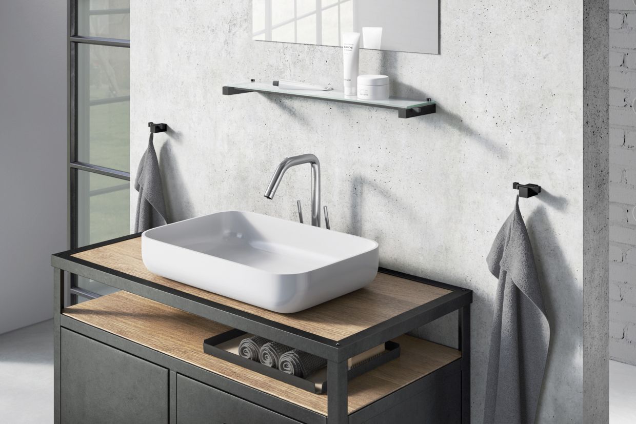 Carvo bathroom shelf ZACK SINGLE PIECES