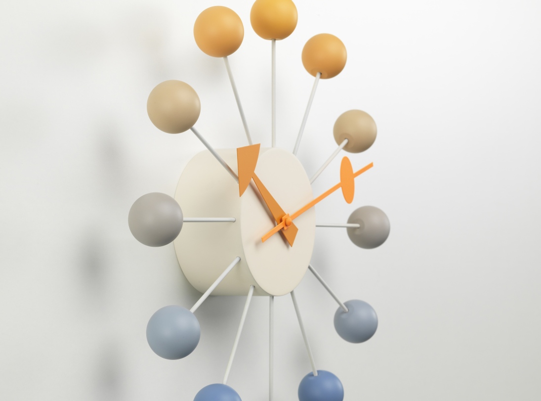 Ball Clock Wall Clock Sunrise Vitra LIMITED EDITION  