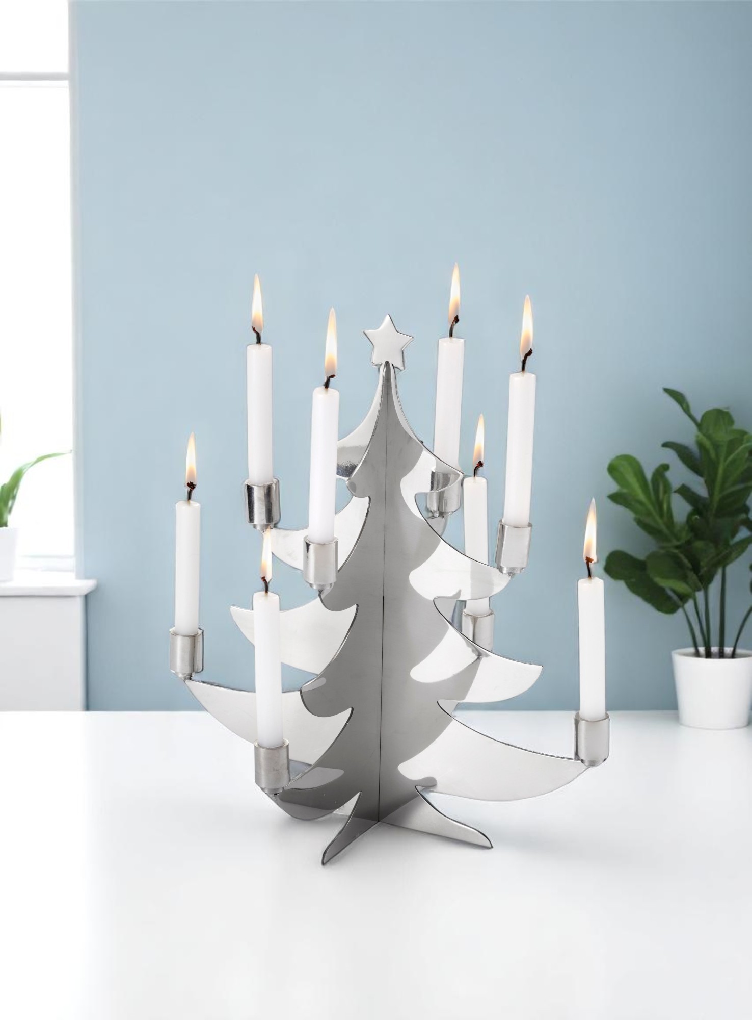 Grenoble Christmas tree for candles Philippi