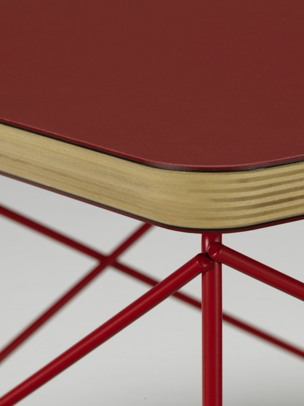 Occasional Table LTR Side Table Linoleum Dark brick Vitra 