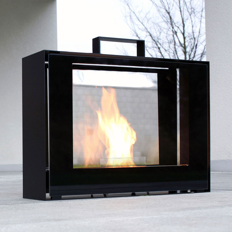 Travelmate Portable with Tenderflame Burner Fireplace Conmoto