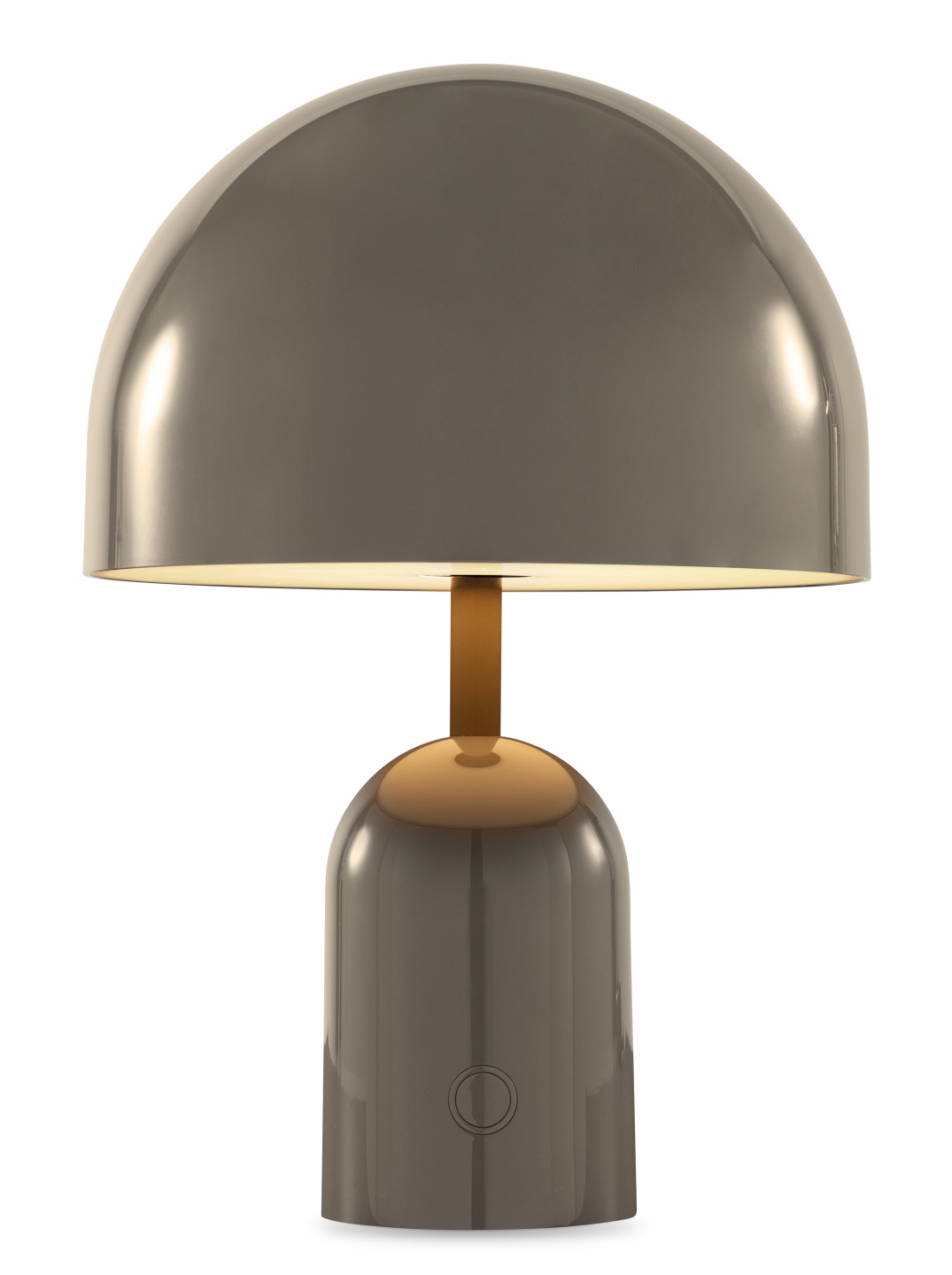 Bell Portable LED Table lamp Rechargeable lamp / Table lamp Tom Dixon Taupe Bell Portable LED Tischleuchte von Tom Dixon in Taupe, kabellose Akkuleuchte für den Innenbereich.