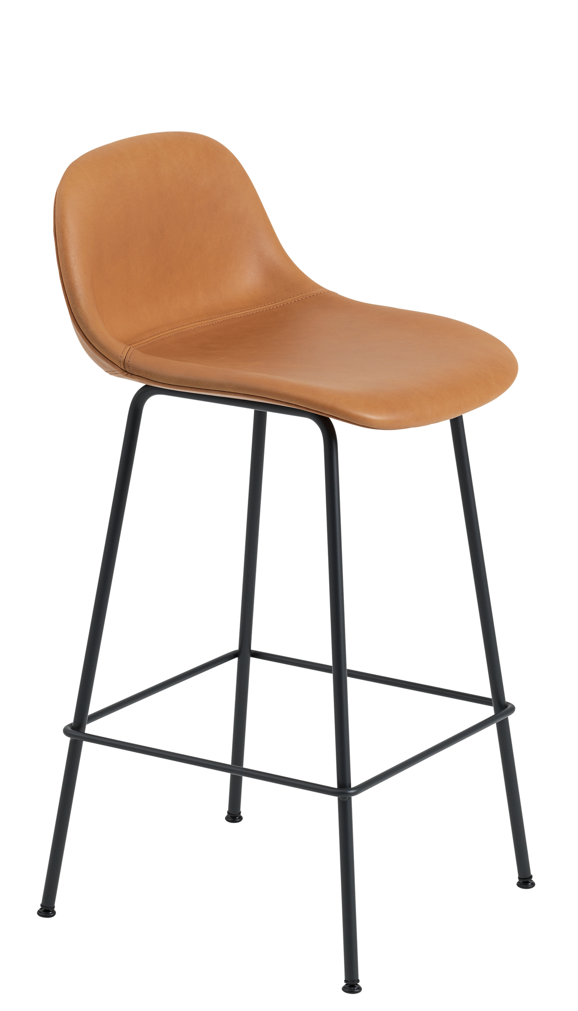 Fiber Counter Stool Bar Stool with Backrest H 65 cm Muuto