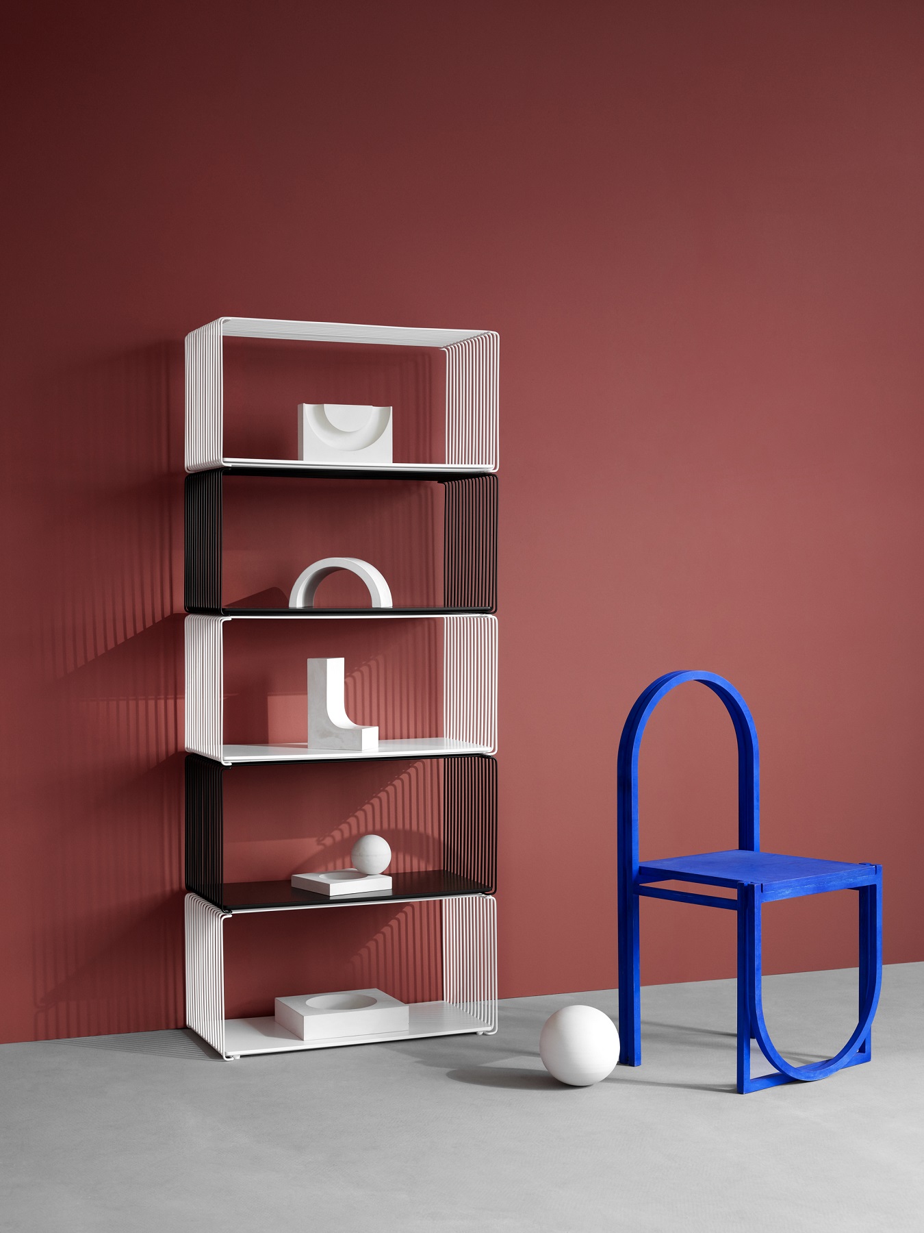 Panton Wire Extended shelving system D35 Montana QUICK SHIP