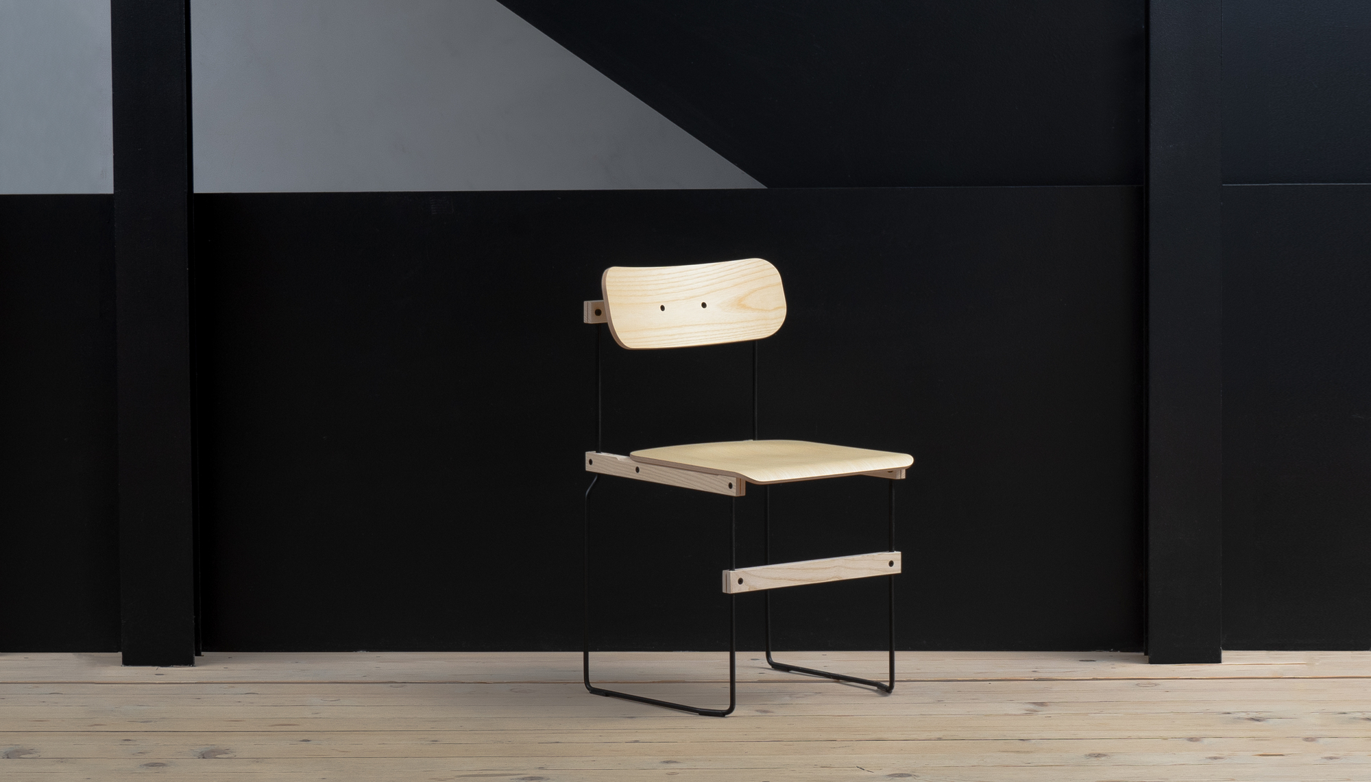 Bruto side chair Nils Holger Moormann