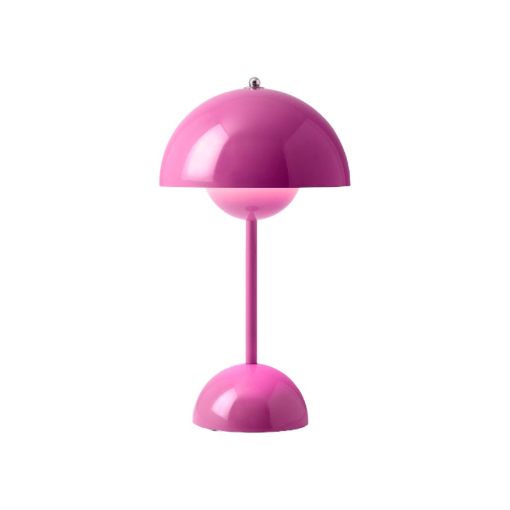 Flowerpot VP9 Portable Battery lamp / Table lamp with USB AndTradition Tangy pink