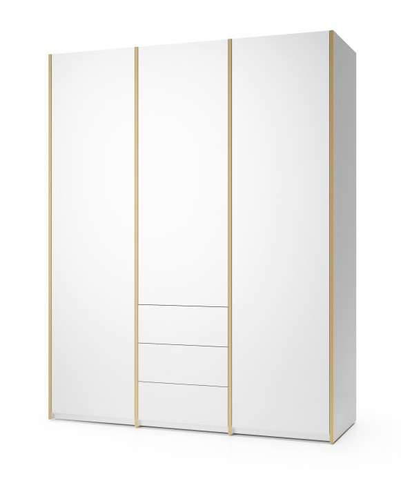 MODULAR PLUS wardrobe combination with 3 drawers Müller Möbelwerkstätten
