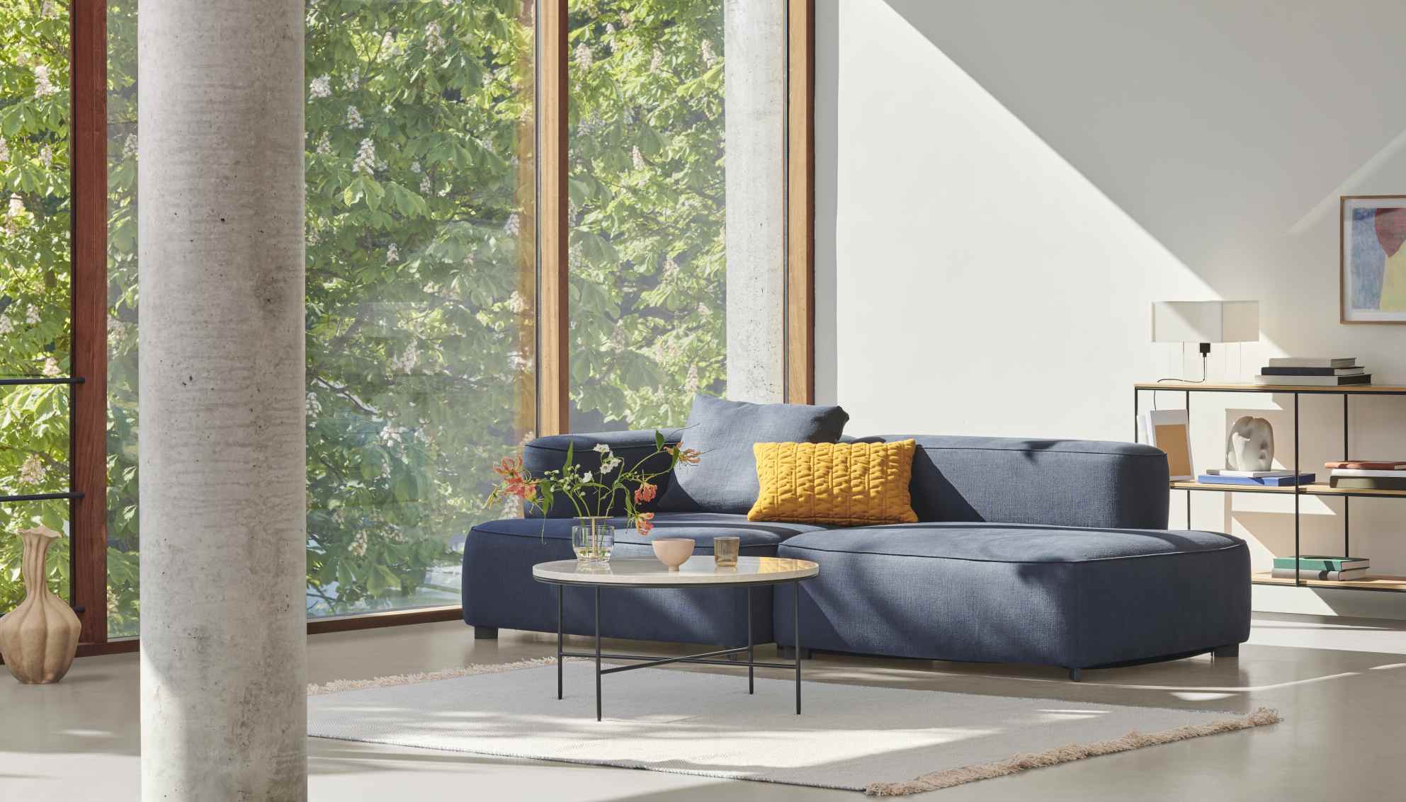 Alphabet 3-Seater Sofa Armrest left Fritz Hansen