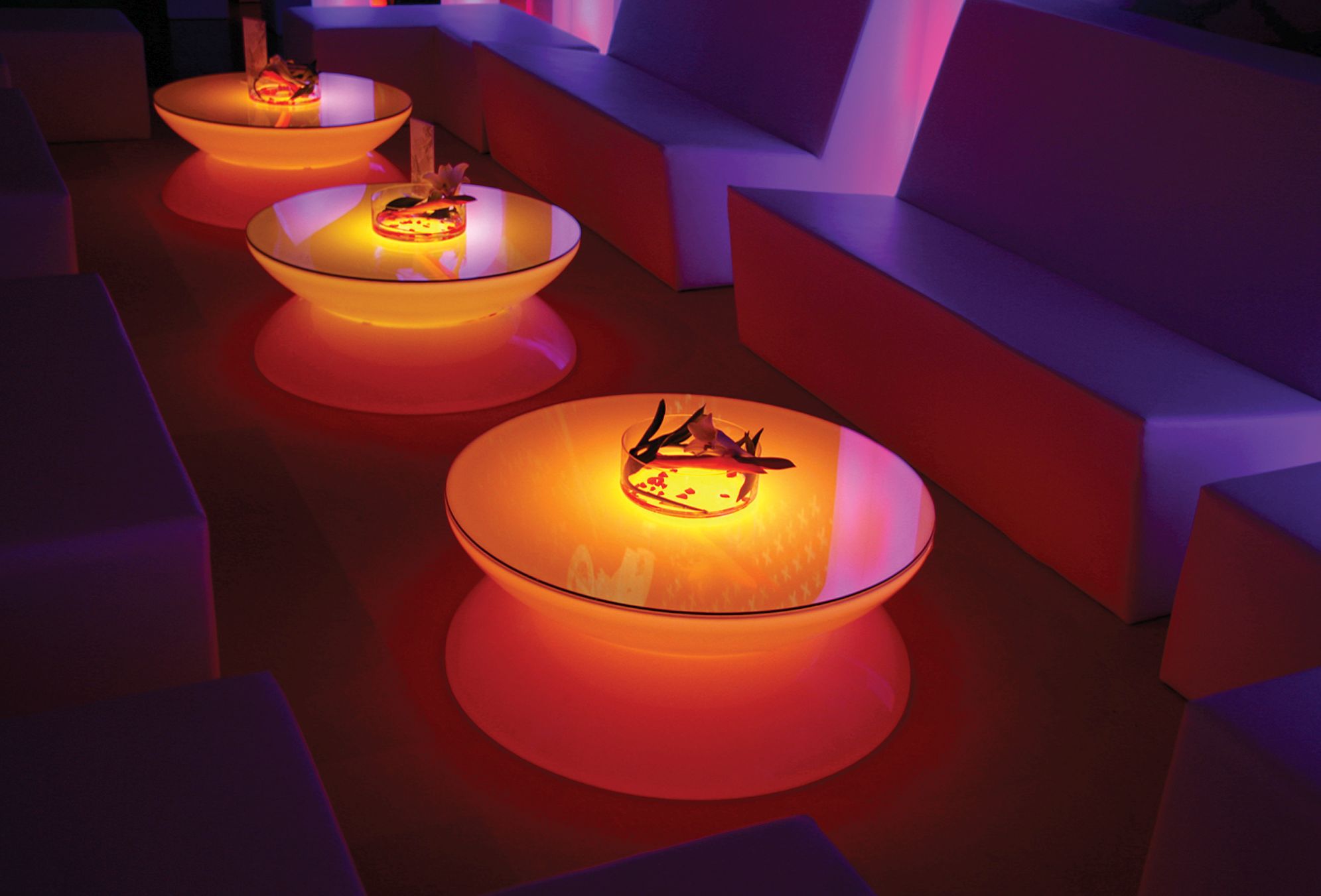 Lounge Table LED PRO Battery Multicolour Outdoor Moree