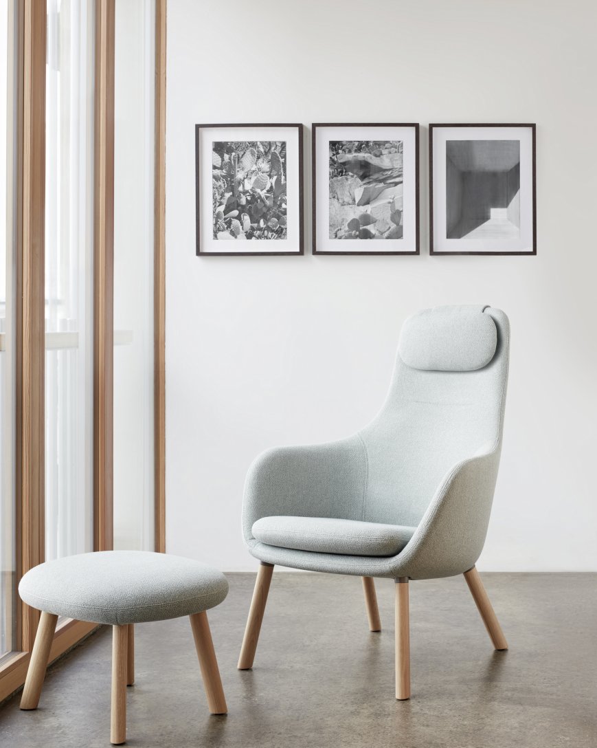 Hal Lounge Chair Armchair + Ottoman Vitra Hal Lounge Chair Armchair + Ottoman Vitra