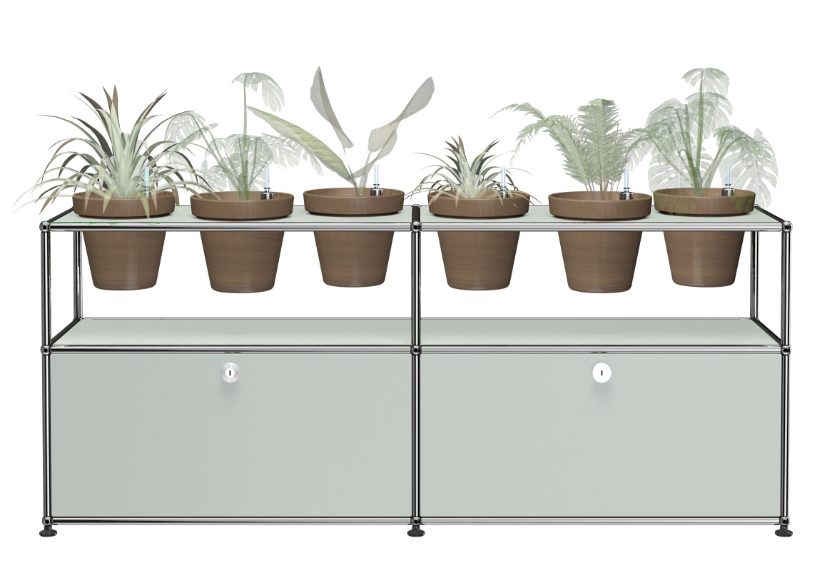 Plant worlds Sideboard Configuration 2 USM Haller Light grey
