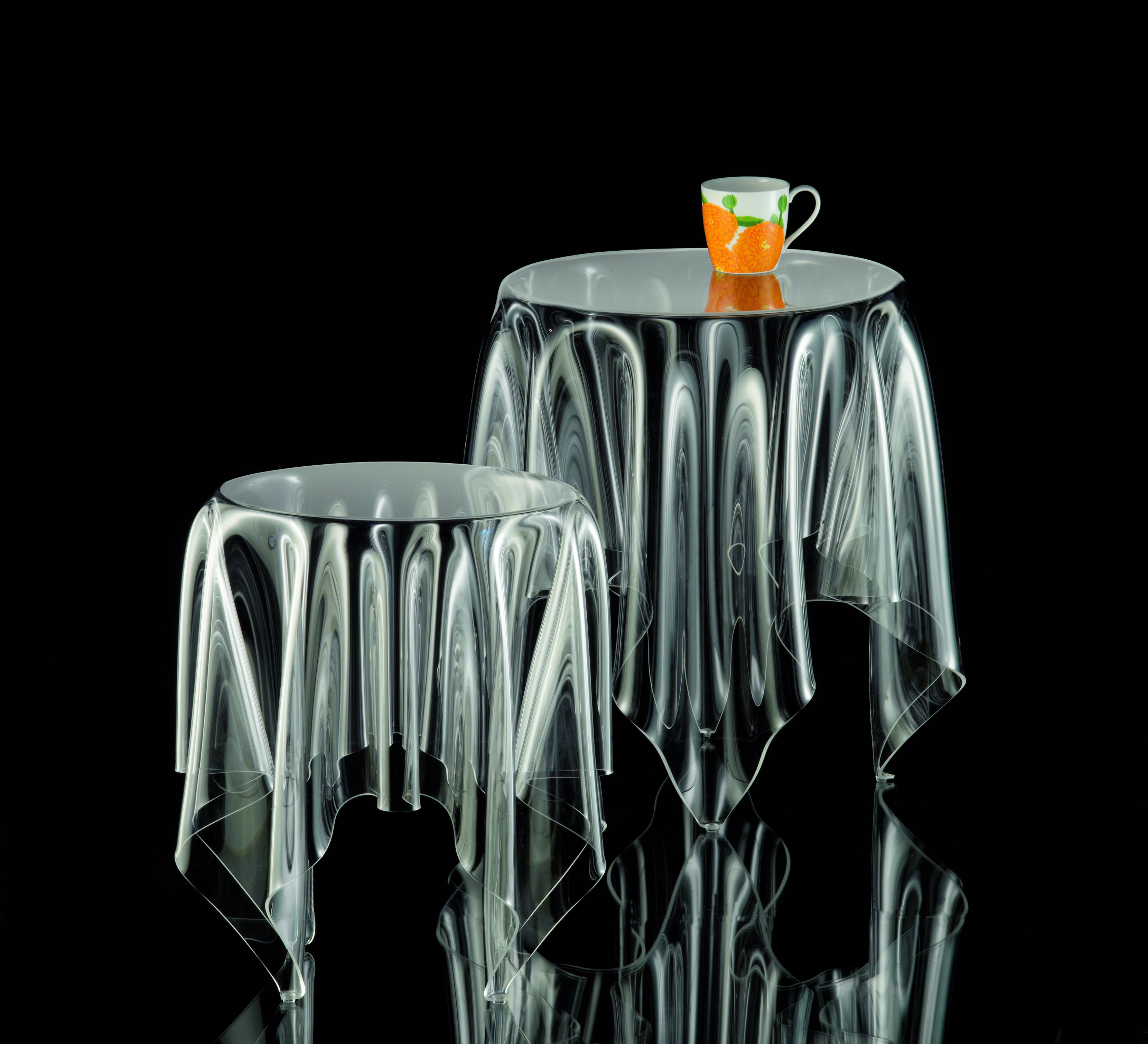 Essey Grand Illusion Side Table transparent Klein & More
