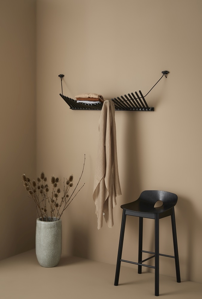 Knaegt Coat Rack Wall wall wardrobe Woud black oak