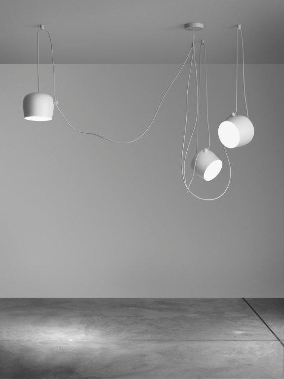 Aim 3-er Set Pendant light white Flos