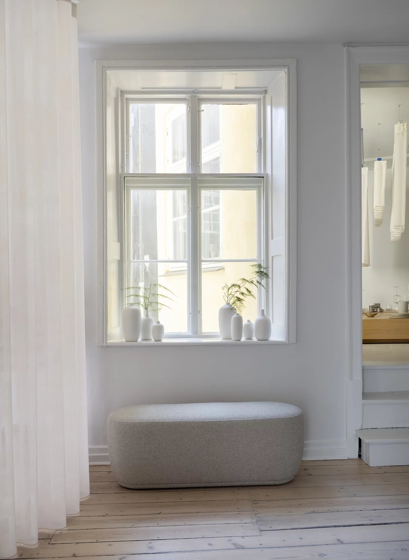 Kuon 2-seater sofa Blomus Boucla - Shitake 