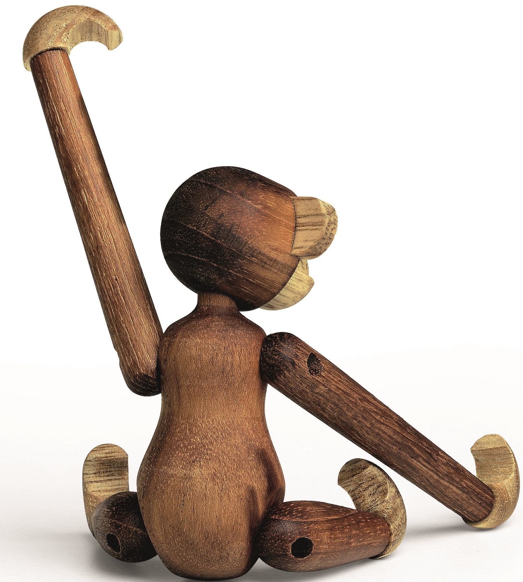 Monkey mini wooden figure teak Kay Bojesen