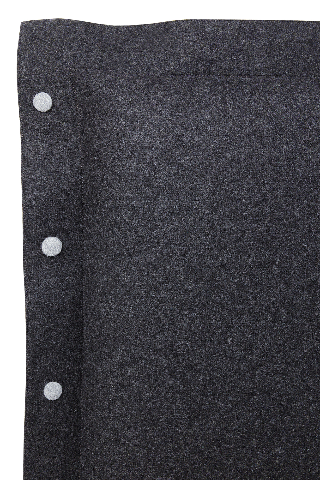 Pure bed upholstery for headboard 180 x 200 cm Velito Black Heather Hans Hansen