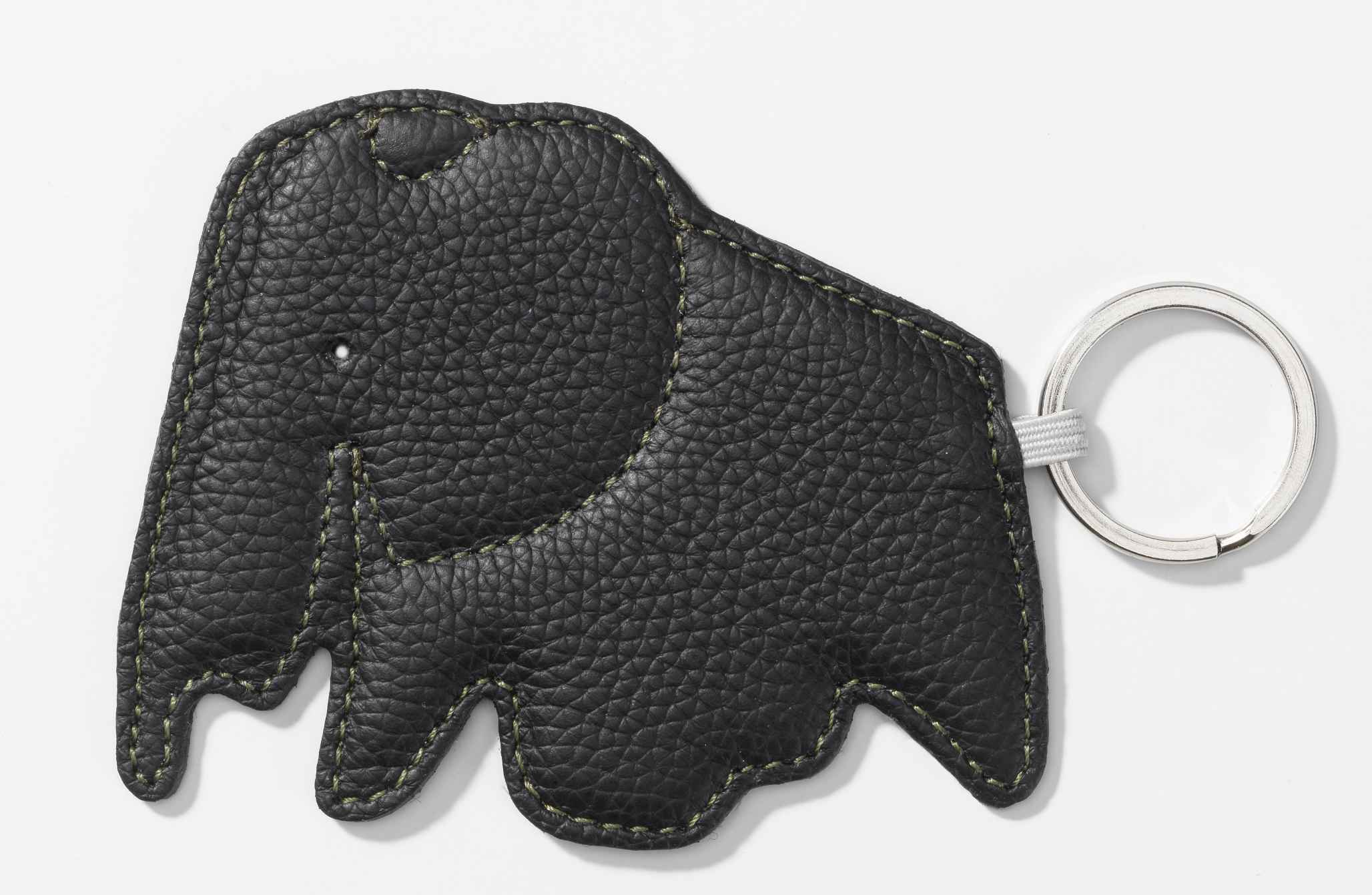 Keyring Keyring Elephant Vitra Nero