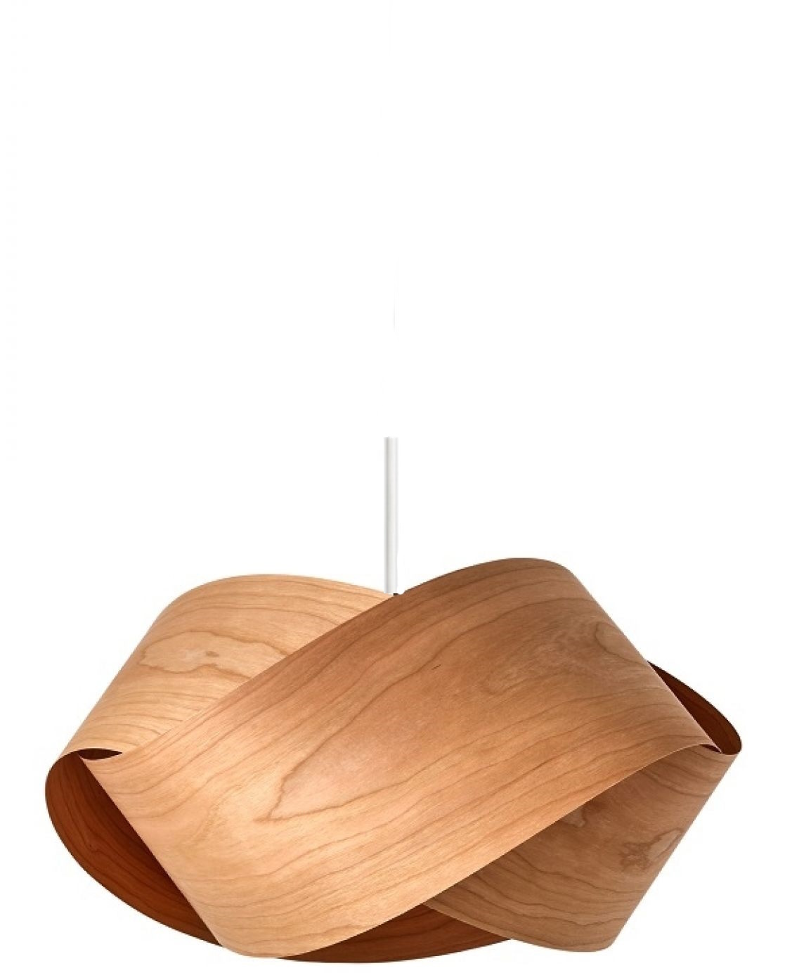 Nut Suspension pendant light cable and canopy white / shade cherry LZF Lamps SINGLE PIECES