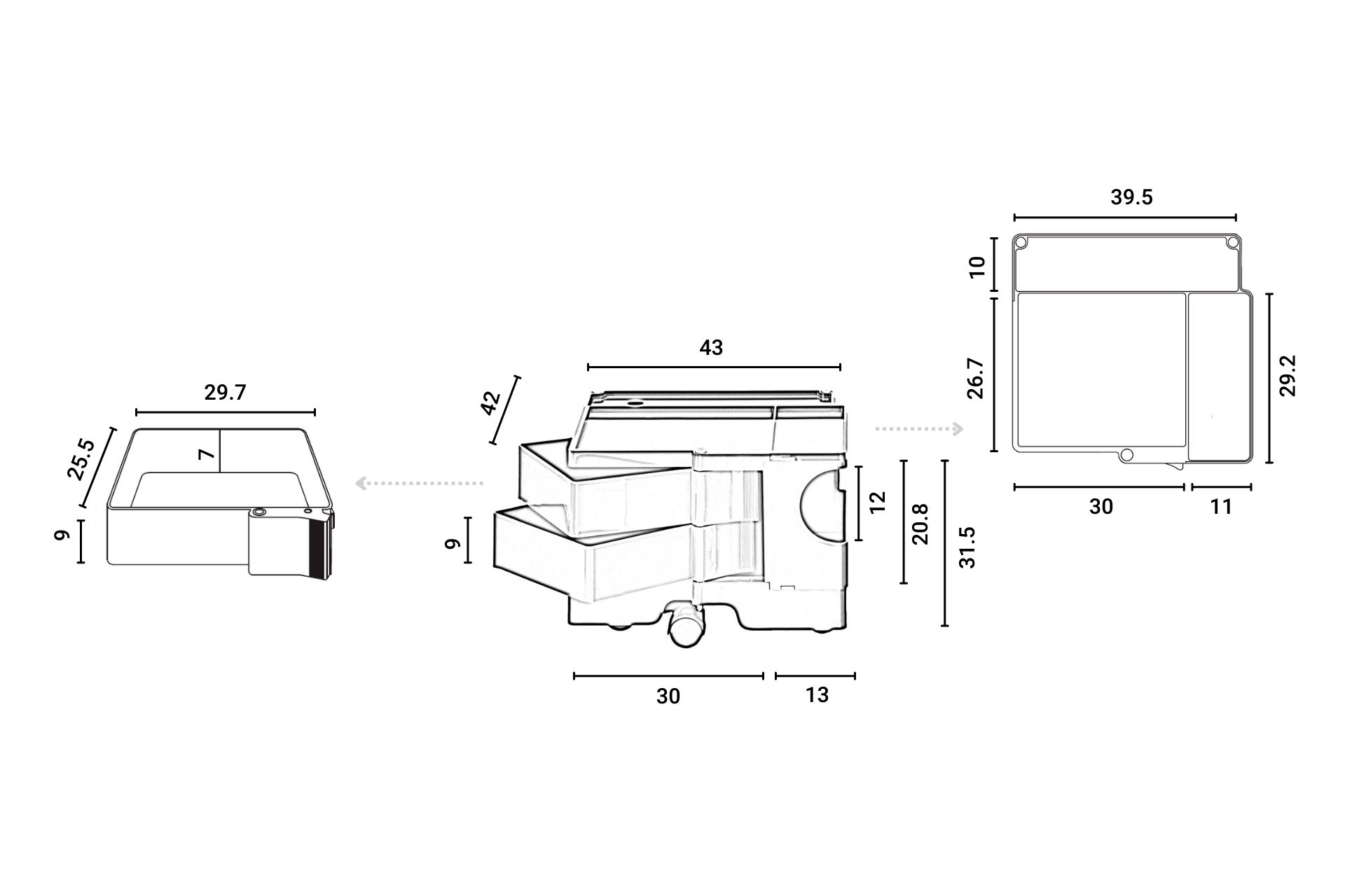 Boby B12 Roll Containers B-Line