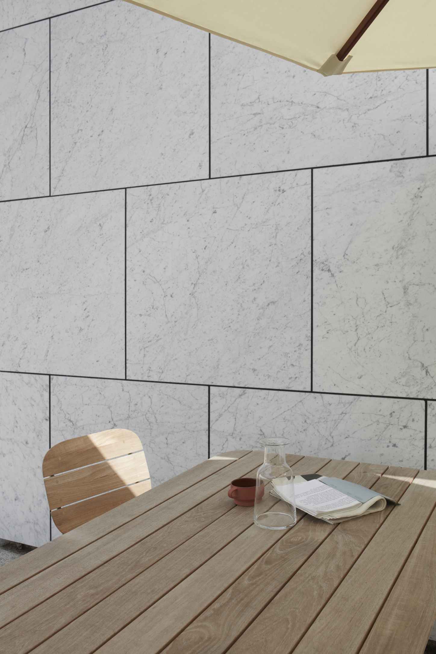 Lilium Table Outdoor dining table Skagerak by Fritz Hansen