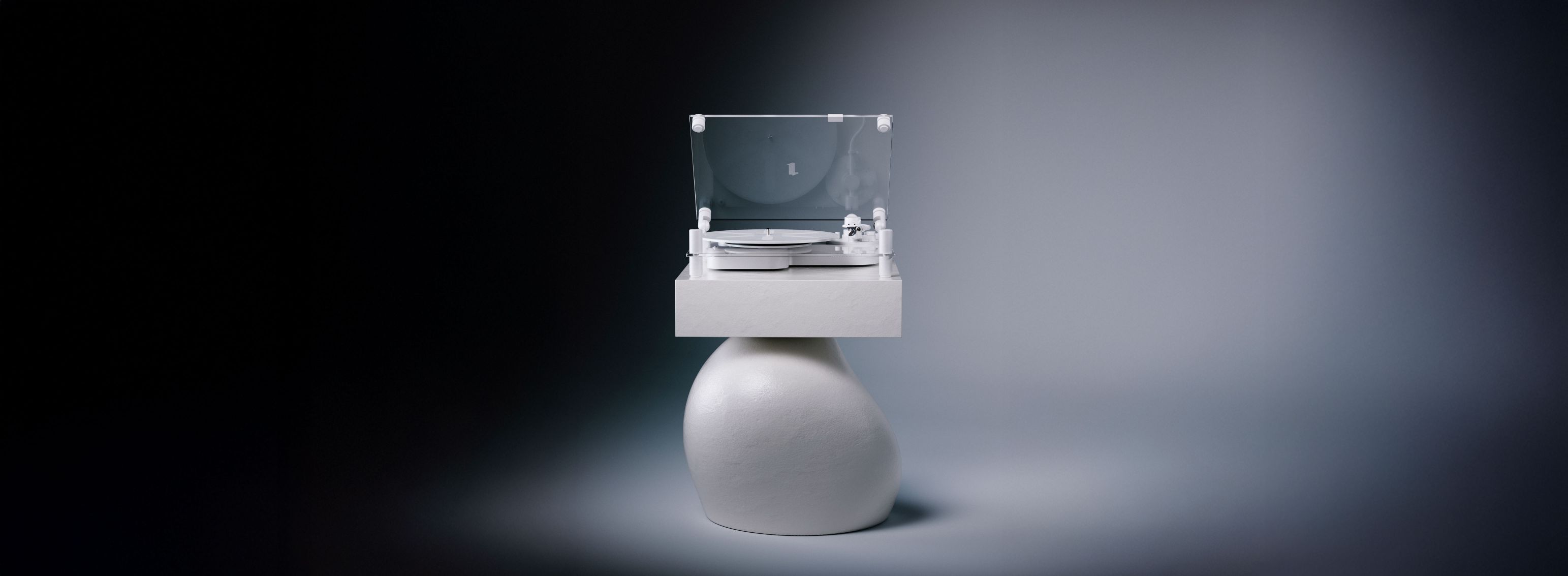 Transparent turntable Transparent
