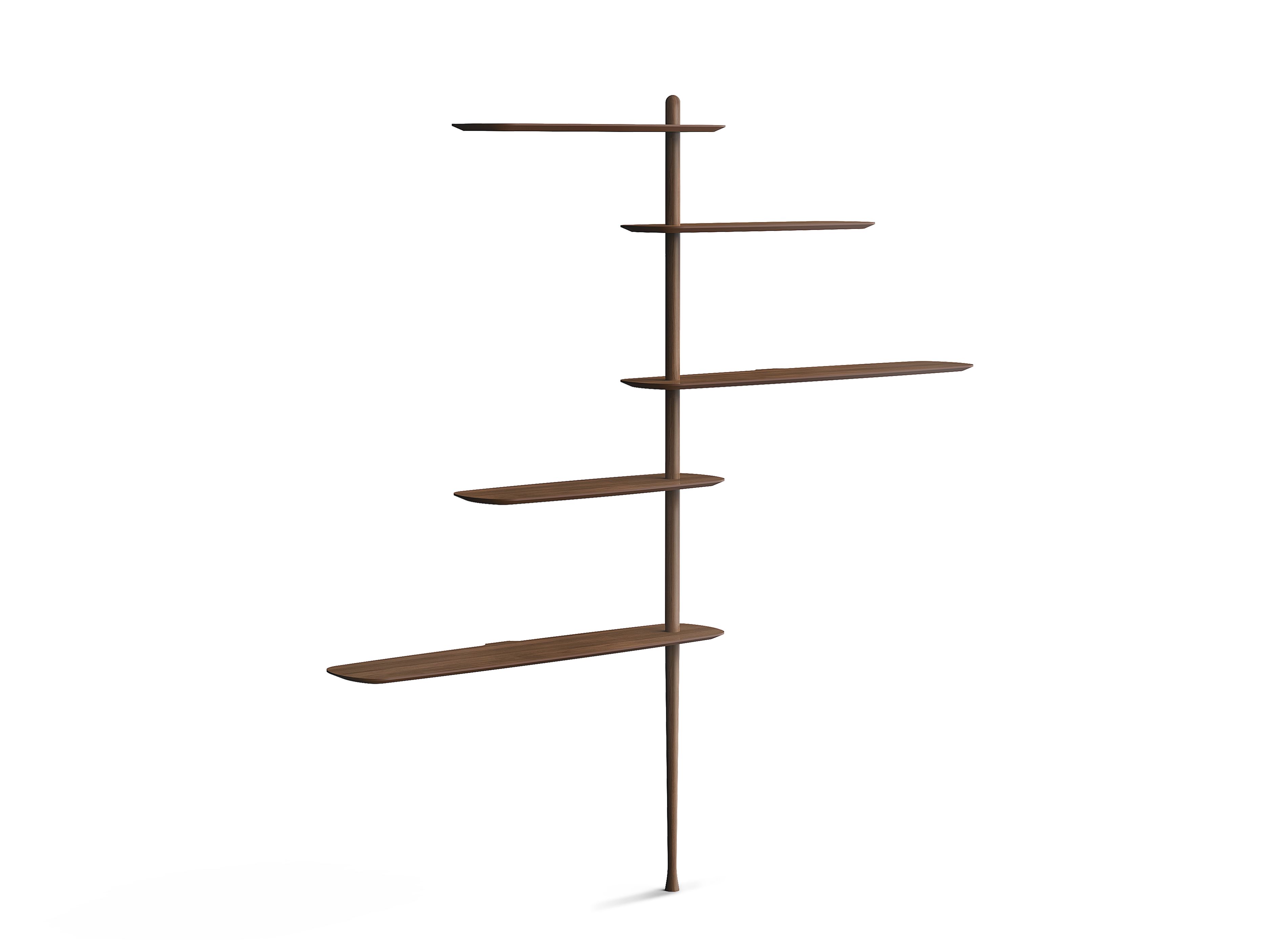 Única Collection Conf. 10 shelf H218cm walnut Nomon