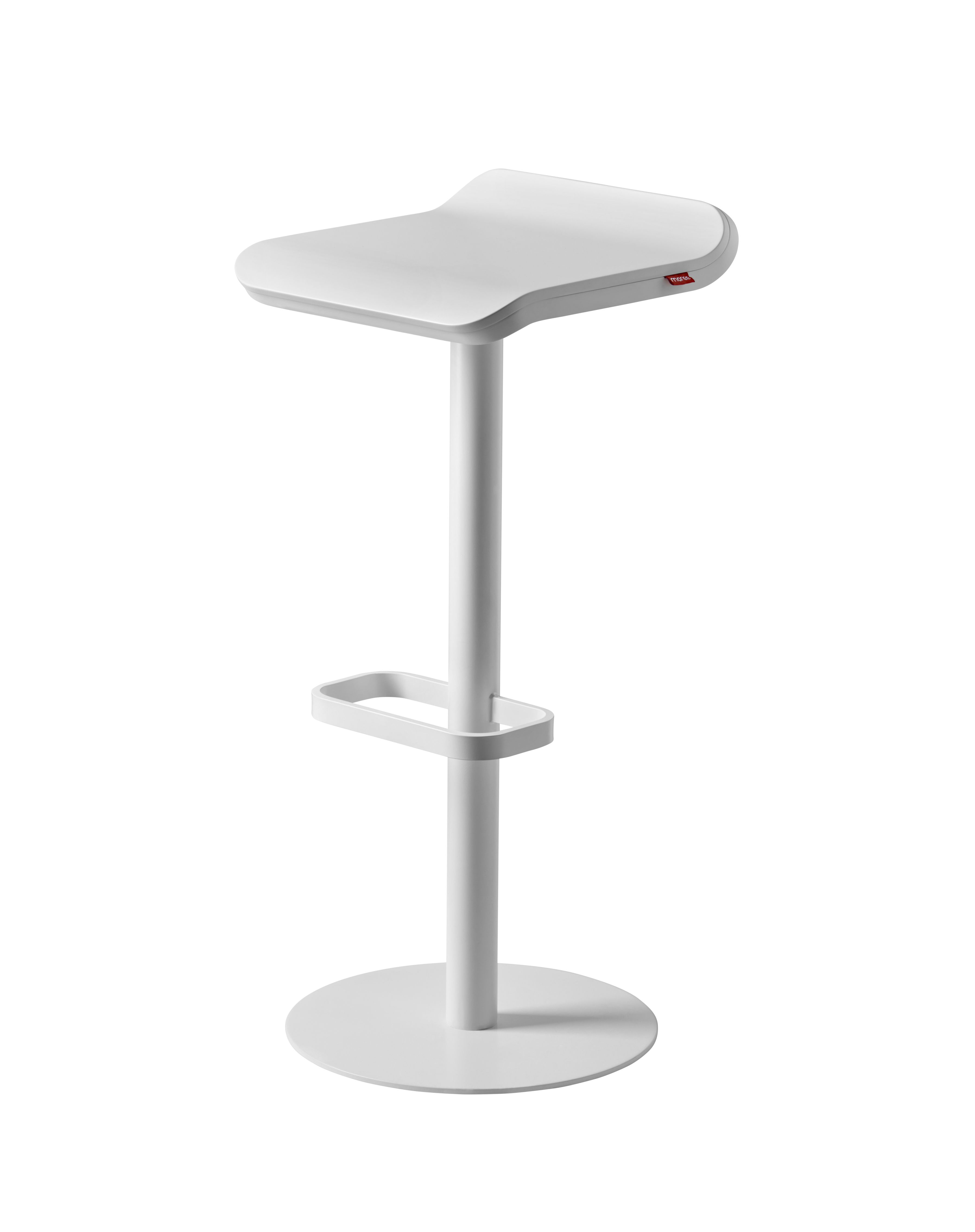 ED Bar Stool Static White Moree