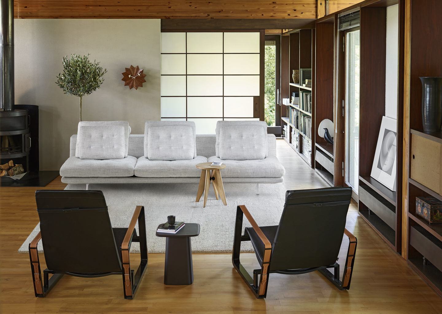 Tabouret Bois stool Vitra