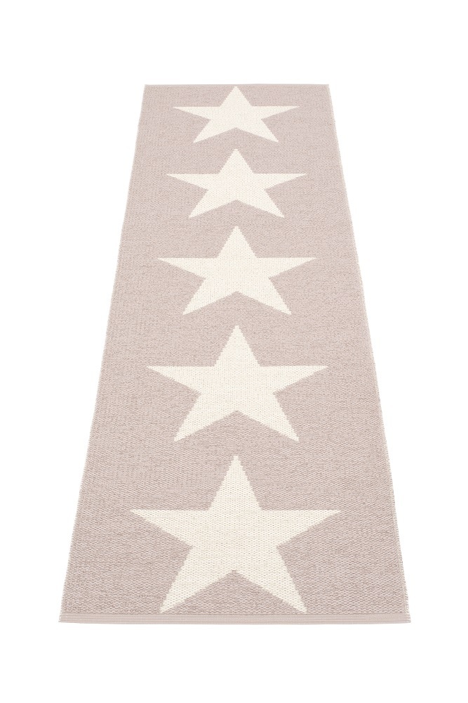 Viggo One Synthetic carpet 70x250 cm Pappelina Pale rosa