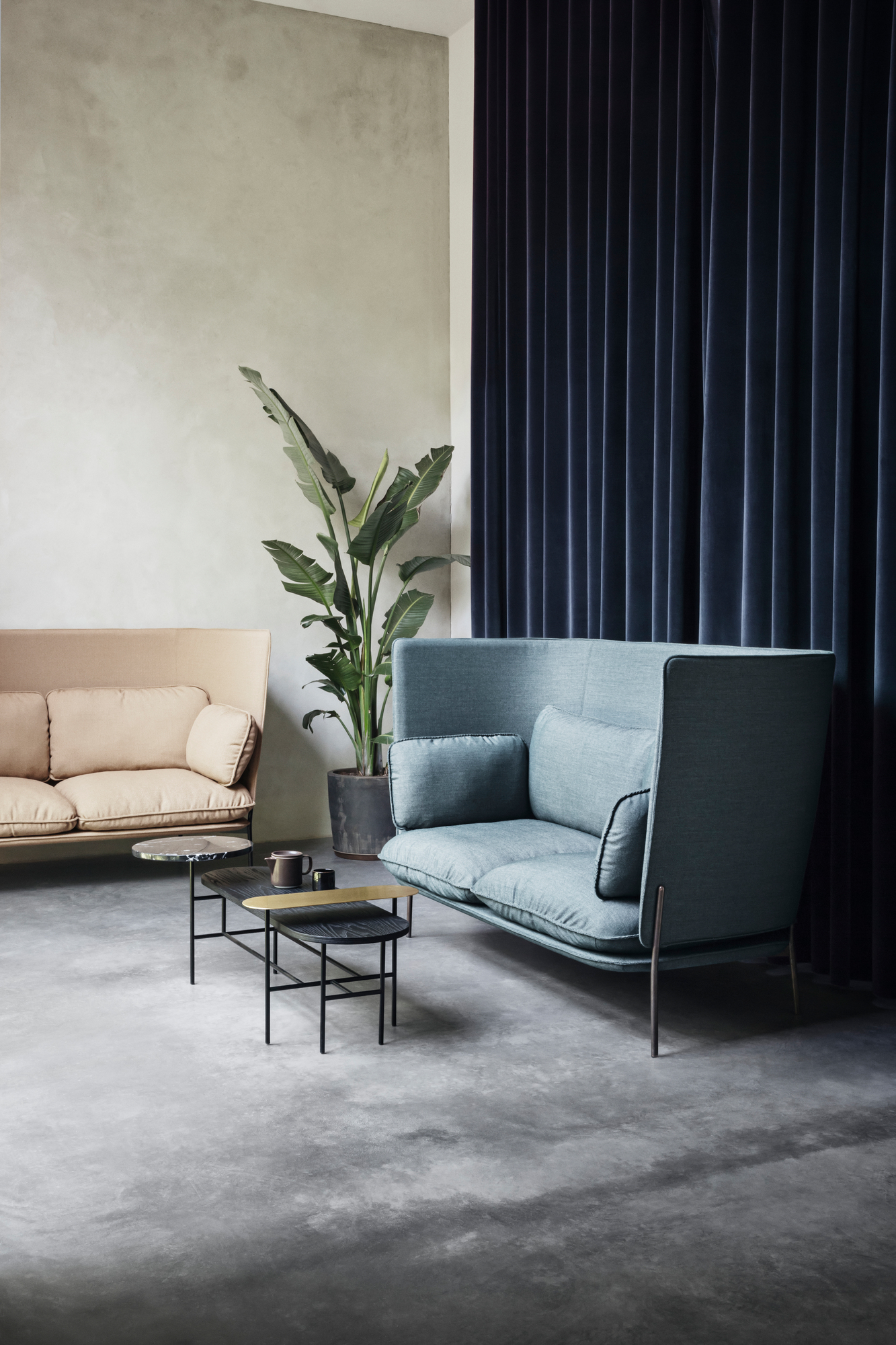 Cloud 2-Seater Sofa Highback LN6 AndTradition