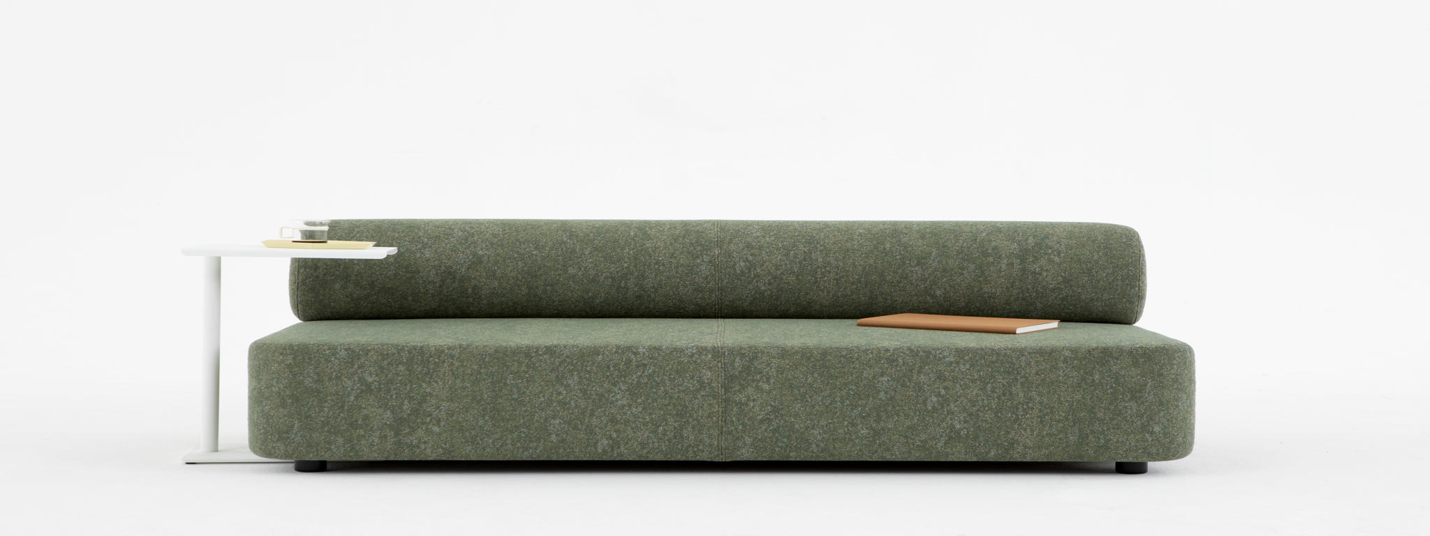 Mezza seating element with backrest Sofa Cascando 