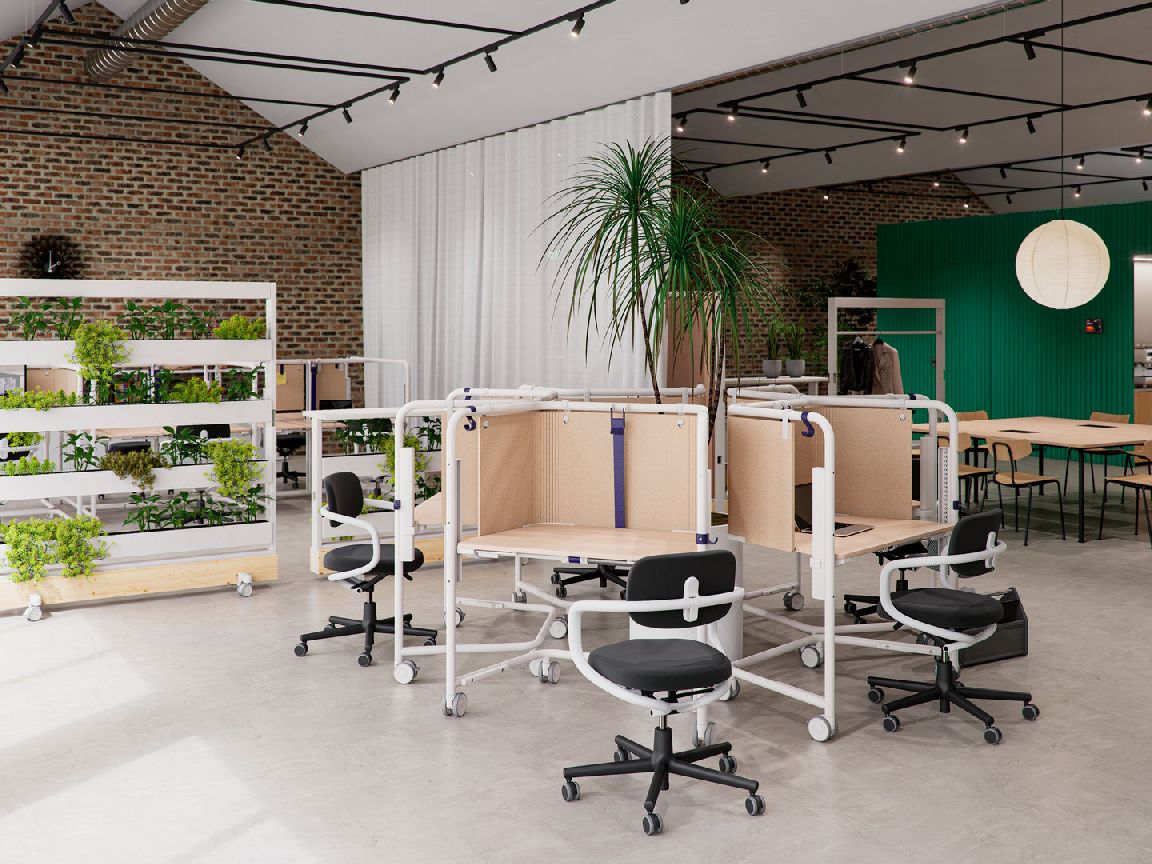 Scout Work Mobile height-adjustable work table Vitra