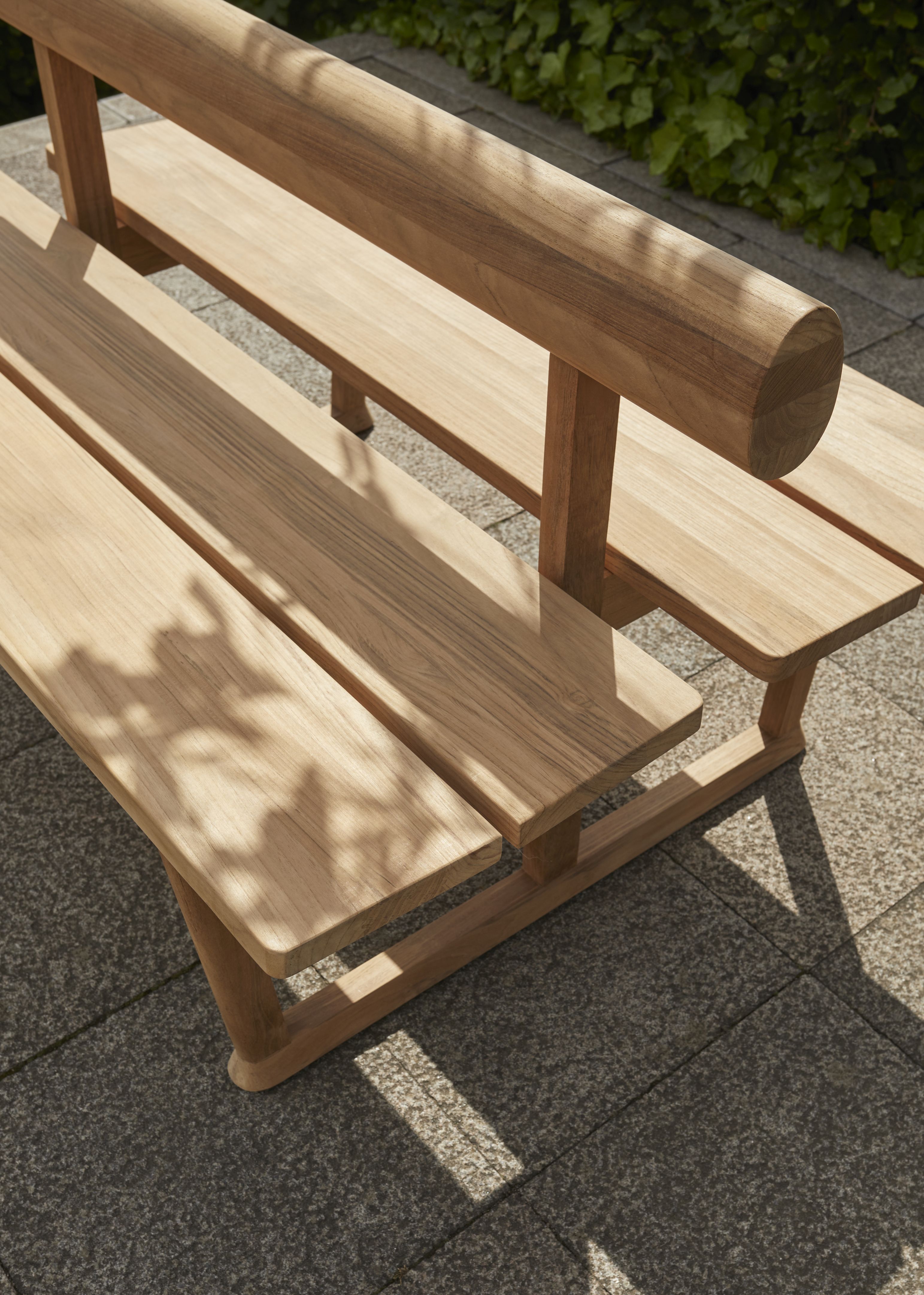 Banco Bench Double Teak Outdoor Skagerak by Fritz Hansen