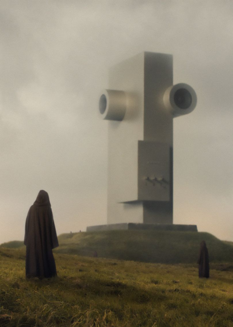 Brutalist Loudspeaker Transparent