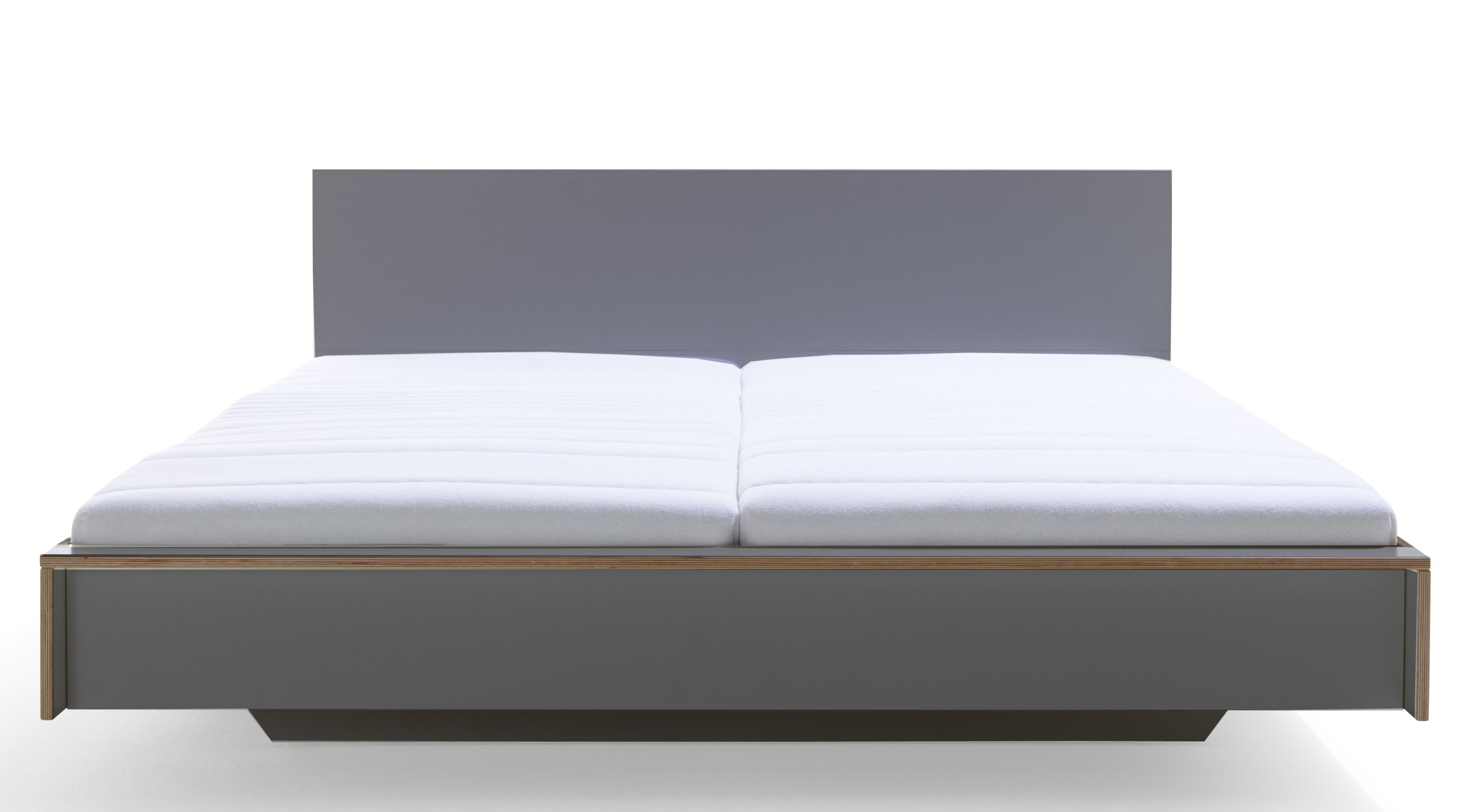 Headboard for Flai double bed anthracite Müller Möbelwerkstätten