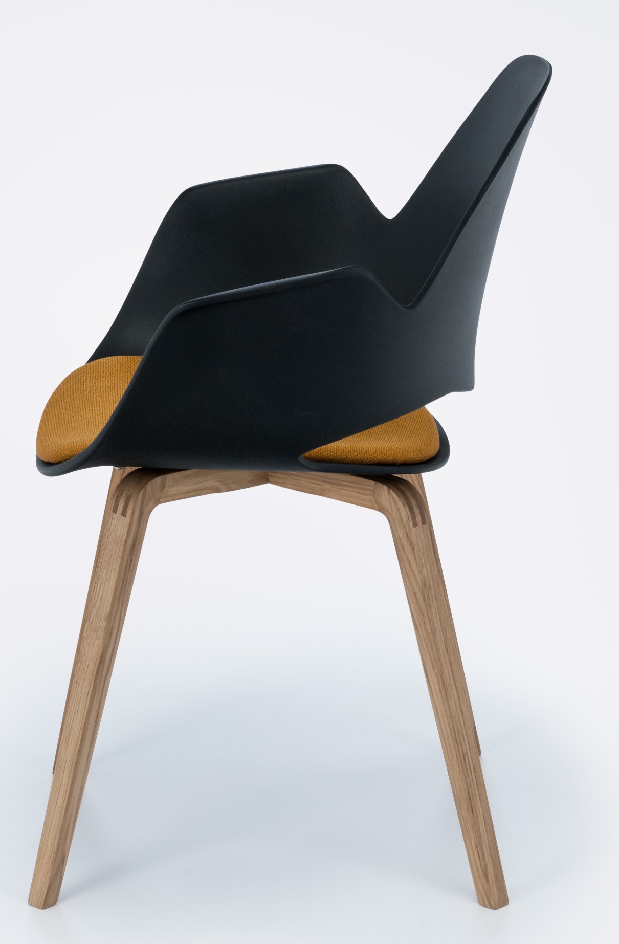 Falk Chair with Armrest Solid Oak Legs Houe