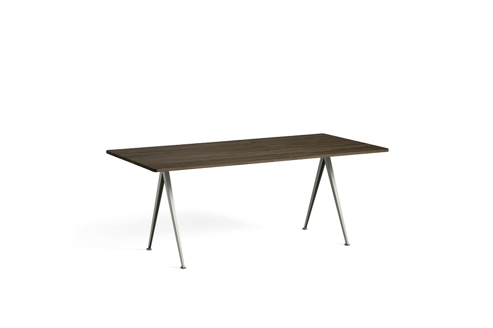 Pyramid Table 02 Dining table Hay Oak smoked beige L 190 x D 85