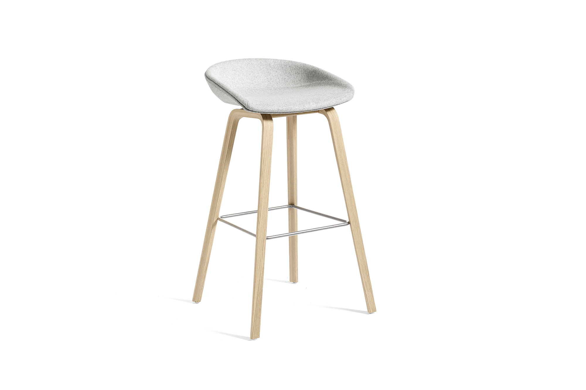 About a Stool AAS 33 / AAS33 Bar stool with full upholstery Hay